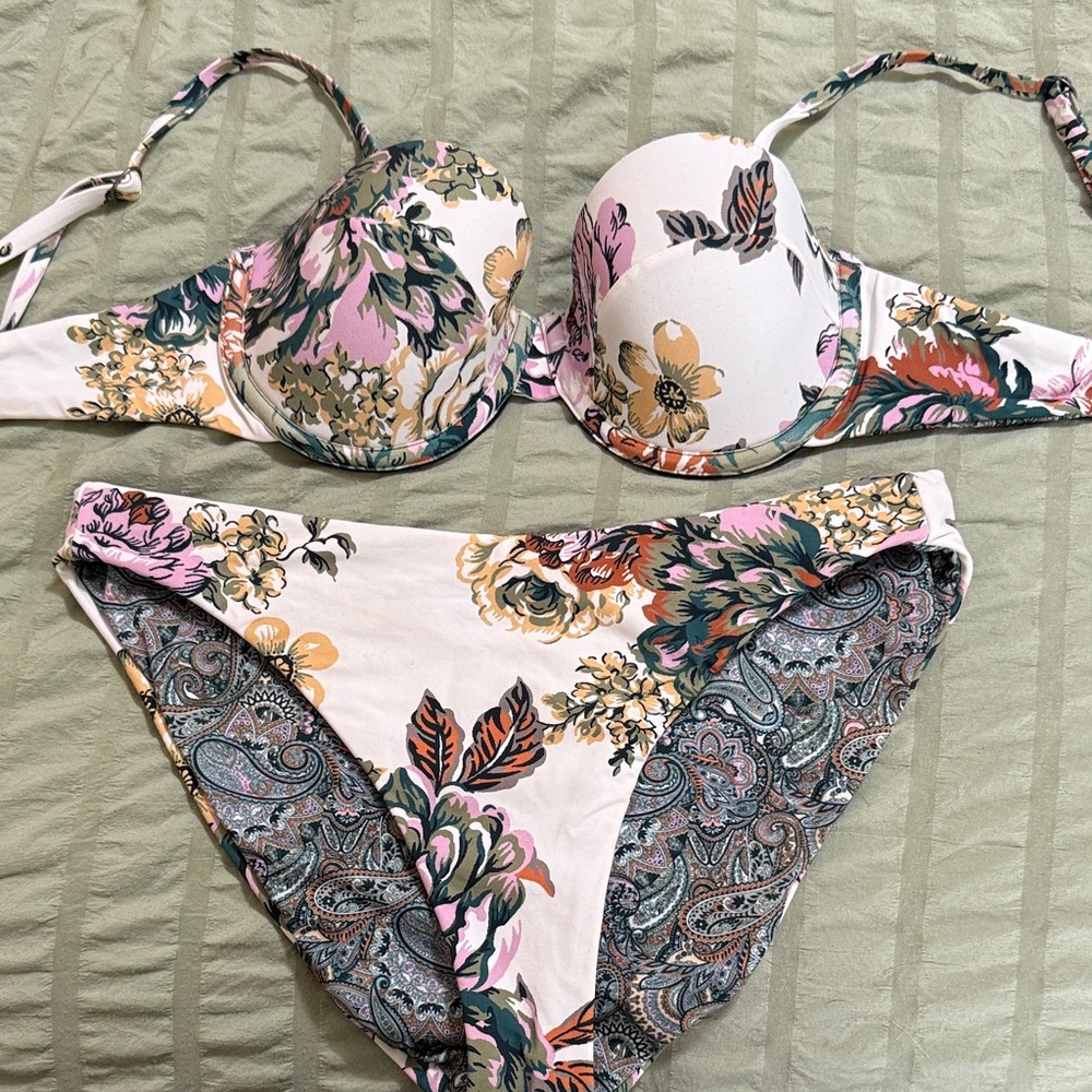 Tropical Floral Bikini Set